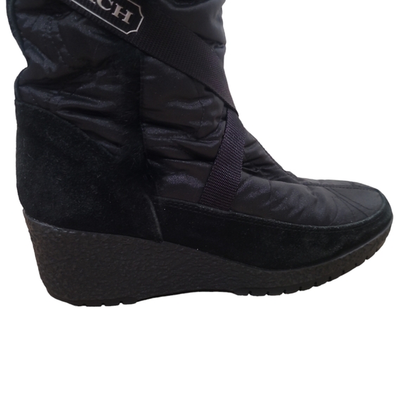 Coach rabbit fur boots - Picture 3 of 8